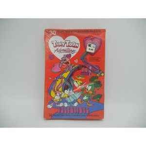 NEW Tiny Toon Adventures Valentines Cards 32 Box Taz Bugs Vintage 1991 Kmart tag